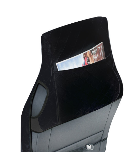 Luana, coprisedile in Skeentex per camion - Nero/Blu - immagine 2
