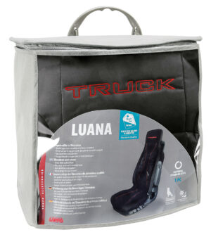 Luana, coprisedile in Skeentex per camion - Nero/Rosso - immagine 2