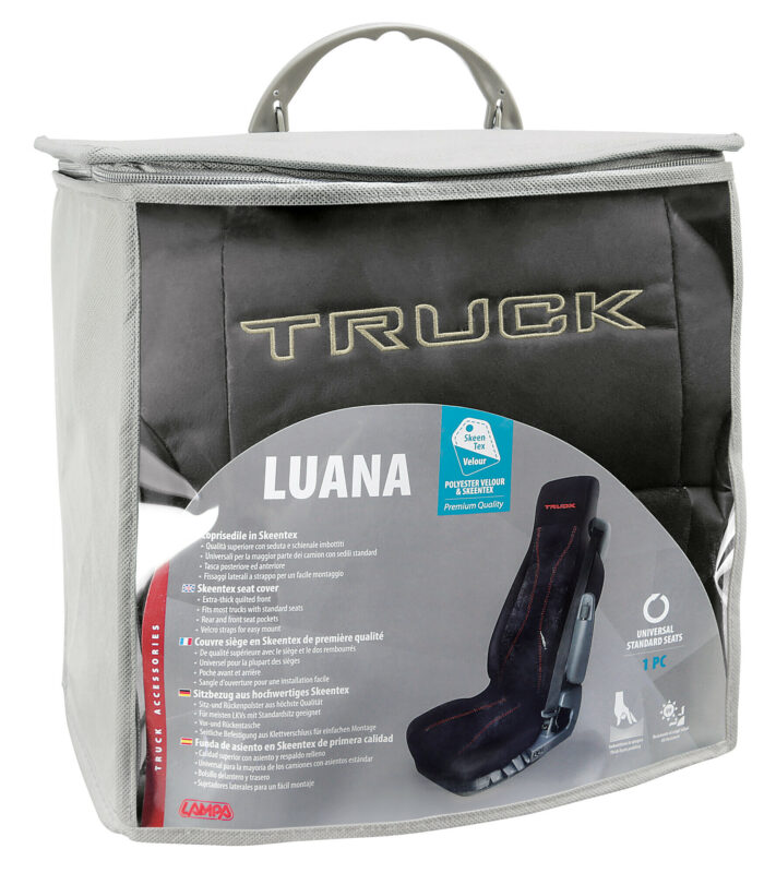 Luana, coprisedile in Skeentex per camion - Nero/Beige - immagine 2