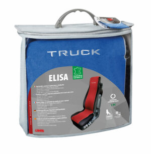 Elisa, coprisedile in poliestere e Skeentex per camion - Blu/Nero - immagine 3