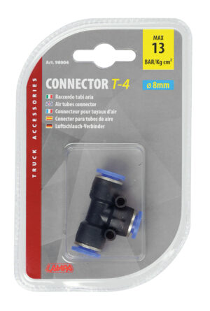 T-4, raccordo tubi aria - Ø 8 mm - immagine 3