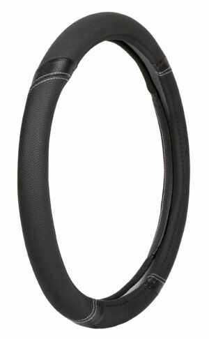 GT-Sport, coprivolante in Skeentex - S - Ø 42/44 cm - Nero/Argento - immagine 2