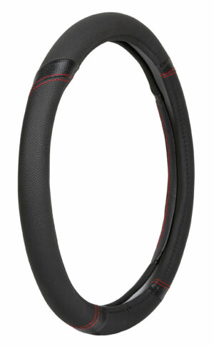 GT-Sport, coprivolante in Skeentex - S - Ø 42/44 cm - Nero/Rosso - immagine 2