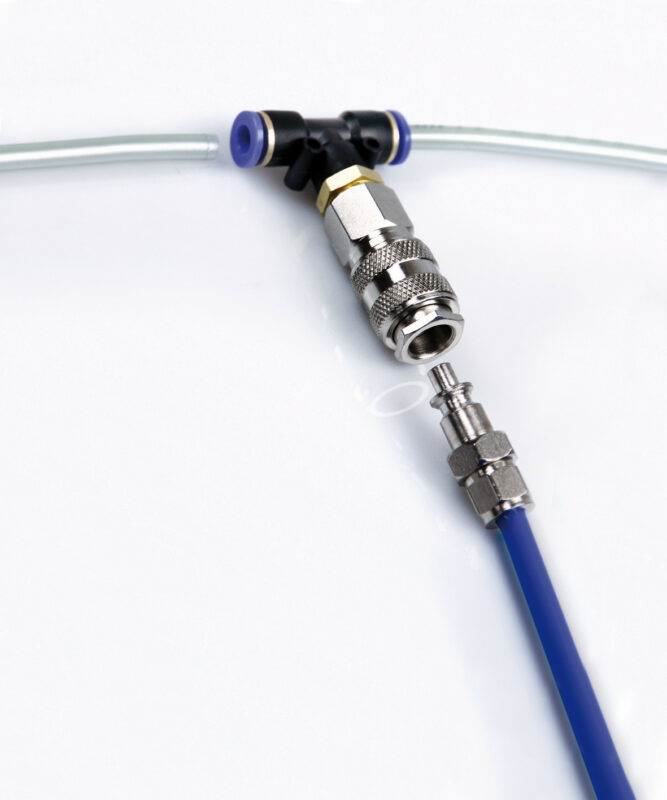 T-1, connettore aria ad attacco rapido, Ø 6 mm - immagine 2