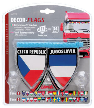 Decor-Flags 2 in1 - Set 4 - 17x2 bandiere - immagine 2