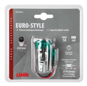 Euro-Style, presa accendisigari illuminata 24V - immagine 2