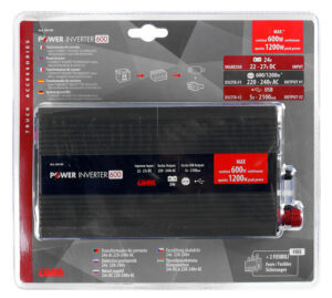 Power Inverter 600, trasformatore 24V > 220V - immagine 3