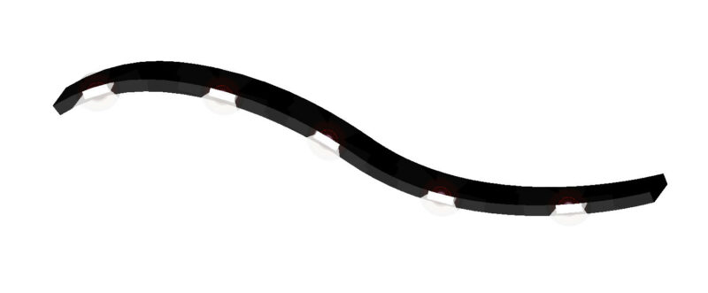 Micro-Strip, 24V - 48 Led - 100 cm - Bianco - immagine 5