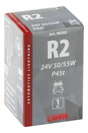 24V Lampada asimmetrica biluce - R2 - 50/55W - P45t - 1 pz - Scatola - immagine 4