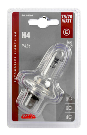 24V Lampada alogena - H4 - 75/70W - P43t - 1 pz  - D/Blister - immagine 4