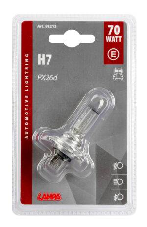 24V Lampada alogena - H7 - 70W - PX26d - 1 pz  - D/Blister - immagine 4