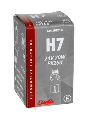 24V Lampada alogena - H7 - 70W - PX26d - 1 pz  - Scatola - immagine 4