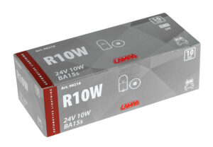 24V Lampada sferica - R10W - 10W - BA15s - 10 pz  - Scatola - immagine 4