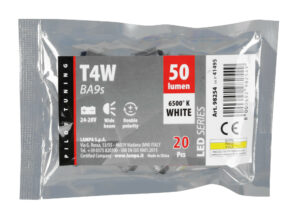 24/28V Led Series - 2 SMD x 3 chips - (T4W) - BA9s - 20 pz  - Sacchetto - Bianco - Doppia polarità - immagine 4