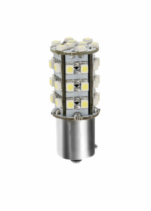 24/28V Led Series - 39 SMD x 1 chips - (P21W) - BA15s - 1 pz  - D/Blister - Bianco - Doppia polarità