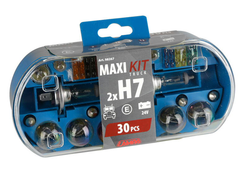 Kit lampade di ricambio 30 pz, alogena 2xH7 - 24V - immagine 3