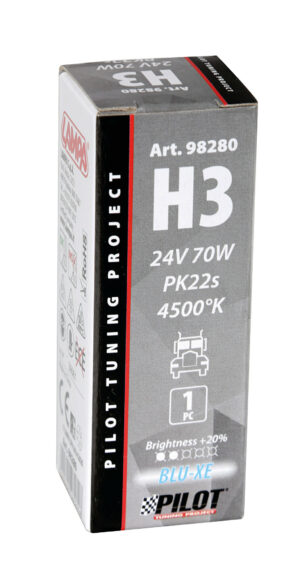 24V Lampada alogena Blu-Xe - H3 - 70W - PK22s - 1 pz - Scatola - immagine 4