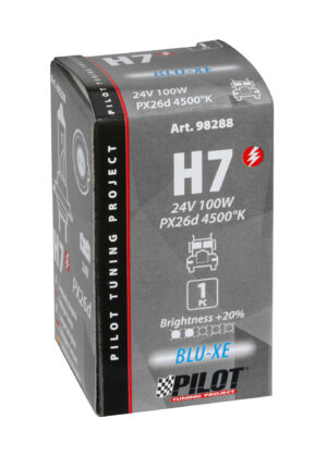24V Lampada alogena Blu-Xe - (H7) - 100W - PX26d - 1 pz - Scatola - immagine 4