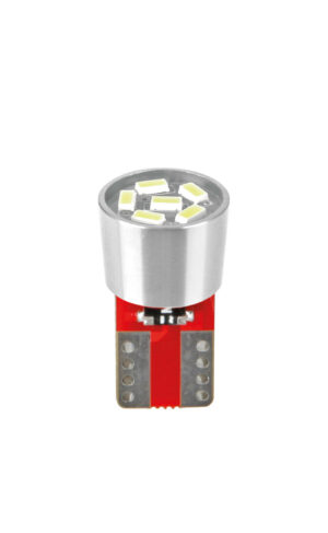 24/30V Led series - 6 Led SMD - (T10) - W2,1x9,5d - 2 pz  - Busta - Bianco - Doppia polarità - Resistenza incorporata