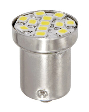 24/28V Led Series - 12 Smd x 1 chip - (R5W) - BA15s - 1 pz  - D/Blister - Bianco - Doppia polarità