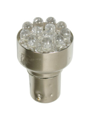 24V Lampada Multi-Led 12 Led - (P21/5W) - BAY15d - 1 pz  - D/Blister - Bianco