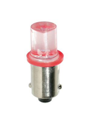 24V Led Series - 1 Led - (T4W) - BA9s - 2 pz  - D/Blister - Rosso