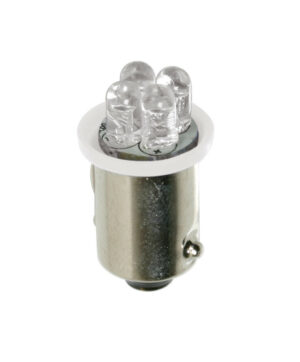 24V Led Series - 4 Led - (T4W) - BA9s - 2 pz  - Scatola - Bianco