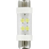 24V Led Series - 4 Led - 11x38 mm - SV8,5-8 - 2 pz  - Scatola - Bianco