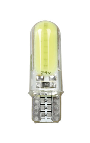 24/30V Mega-Led 24 - 2 SMD x 12 chip - (T10) - W2,1x9,5d - 20 pz  - Busta - Bianco