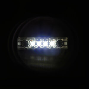 Luce ingombro a 4 Led, 9/33V - Bianco - immagine 3