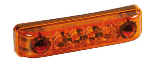Luce ingombro a 4 Led, 9/33V - Arancio