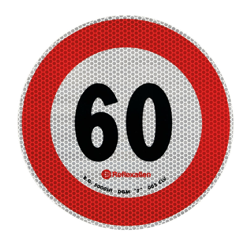 Contrassegno limite velocità - 60 Km/h