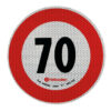 Contrassegno limite velocità - 70 Km/h