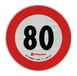 Contrassegno limite velocità - 80 Km/h