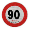 Contrassegno limite velocità - 90 Km/h
