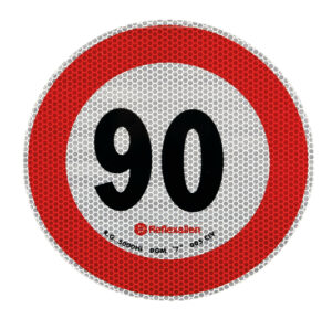 Contrassegno limite velocità - 90 Km/h