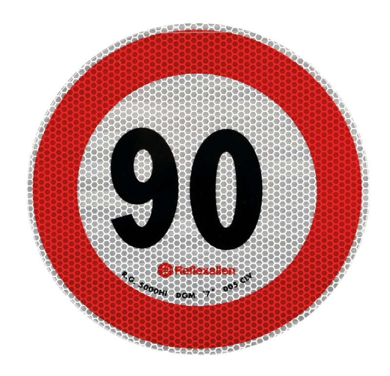 Contrassegno limite velocità - 90 Km/h