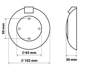Luce di cortesia a 9/21 Led - Bianco - immagine 4