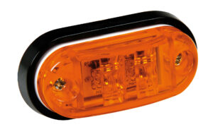 Luce decorativa a 2 Led, 24V - Arancio