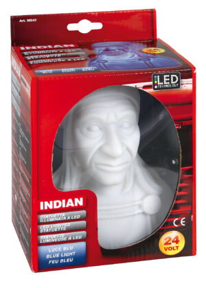 Indian, statuetta illuminata a Led, 24V - immagine 3