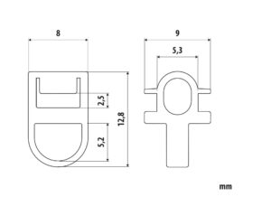 Scorrevoli per binari - G-2 - 25 pz - immagine 2
