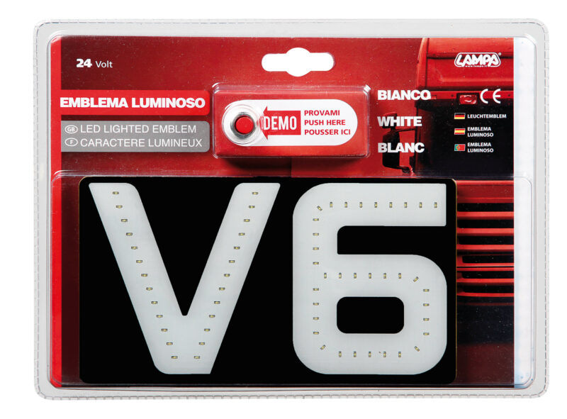 Emblema luminoso, 24V - V6 - immagine 2