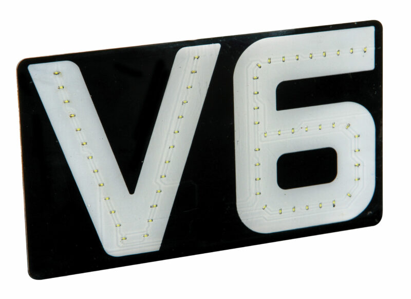 Emblema luminoso, 24V - V6