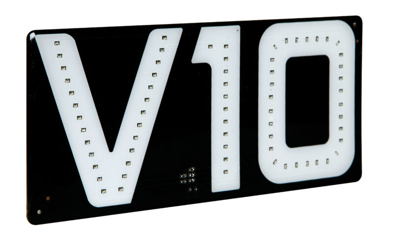 Emblema luminoso, 24V - V10