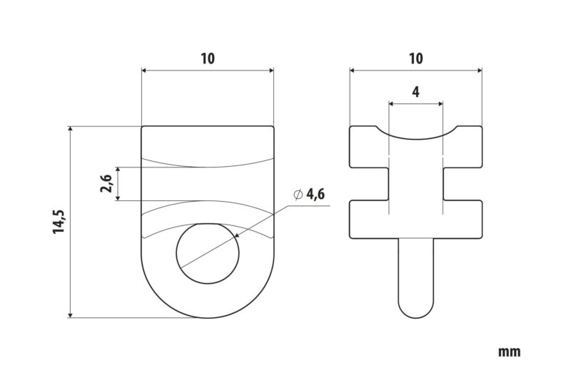 Scorrevoli per binari - G-3 - 25 pz - immagine 2
