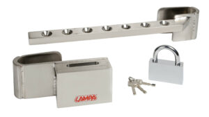 Zanna Jumbo, lucchetto blocca-porte posteriore in acciaio inox - immagine 2