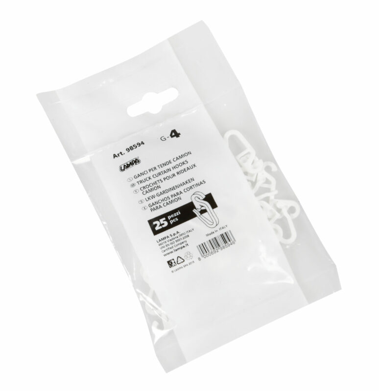Ganci per tende - G-4 - 25 pz - immagine 4