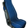 Monica, coprisedile in microfibra per camion - Blu