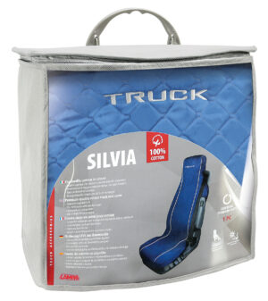 Silvia, coprisedile in cotone per camion - Blu - immagine 3