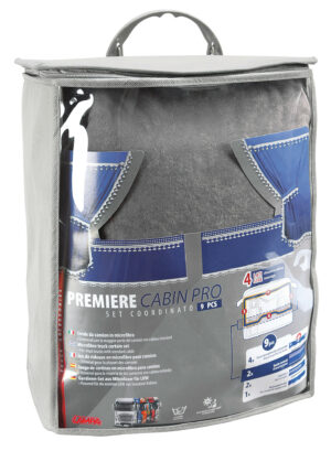 Premiere, set tende in microfibra per camion - Grigio - immagine 5